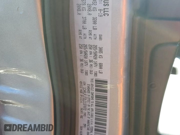 2020 Jeep Grand Cherokee Summit with VIN 1C4RJFJT2LC137072, listed as a Copart auction lot 47452455 with 99,519 mi miles and Salvage title. Bid and sale history available at DreamBid. Image 13.