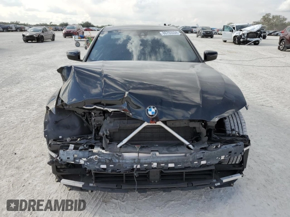 2021 BMW 3 Series 330i xDrive with VIN WBA5R7C08MFJ94101, listed as a Copart auction lot 86703334 with 51,533 mi miles and Salvage Title. Bid and sale history available at carsss.com. Image 5.