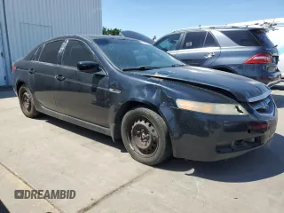 2006 Acura TL with VIN 19UUA66246A016202, listed as a Copart auction lot 54955205 with 105,284 mi miles and Salvage Title. Bid and sale history available at carsss.com. Image 4.