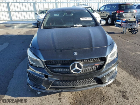 2014 Mercedes-Benz CLA-Class CLA 45 AMG with VIN WDDSJ5CB6EN084423, listed as a Copart auction lot 43084385 with 82,489 mi miles and Salvage Title. Bid and sale history available at carsss.com. Image 5.