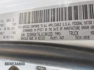 2020 Ram 1500 Tradesman с VIN 3C6RR6KT6LG134123, выставлен на аукционе IAAI как лот 42429665 с пробегом 101 511 миль миль и . История ставок и продаж доступна на DreamBid. Изображение 9.