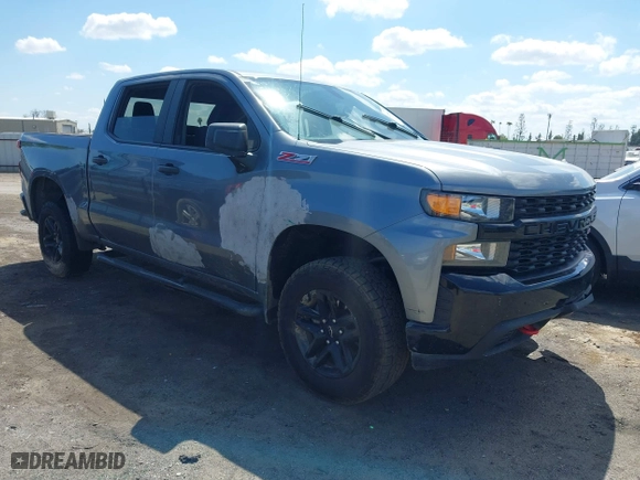 2019 Chevrolet Silverado 1500 Custom Trail Boss with VIN 1GCPYCEF8KZ348035, listed as a IAAI auction lot 41895464 with 1 mi miles. Bid and sale history available at carsss.com. Image 13.