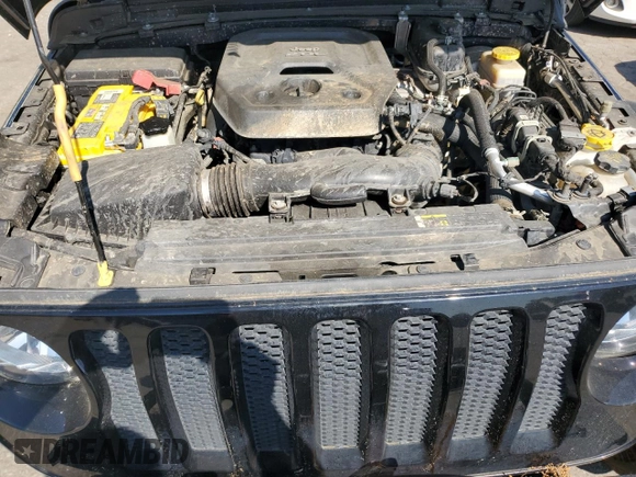 2020 Jeep Wrangler Unlimited Sport S with VIN 1C4HJXDN0LW115231, listed as a Copart auction lot 53436115 with 64,307 mi miles and Salvage title. Bid and sale history available at DreamBid. Image 11.