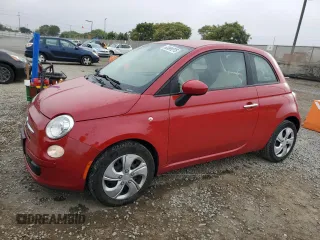 2012 FIAT 500 Pop with VIN 3C3CFFAR4CT358368, listed as a Copart auction lot 62891275 with 59,362 mi miles and Salvage title. Bid and sale history available at DreamBid. Image 1.