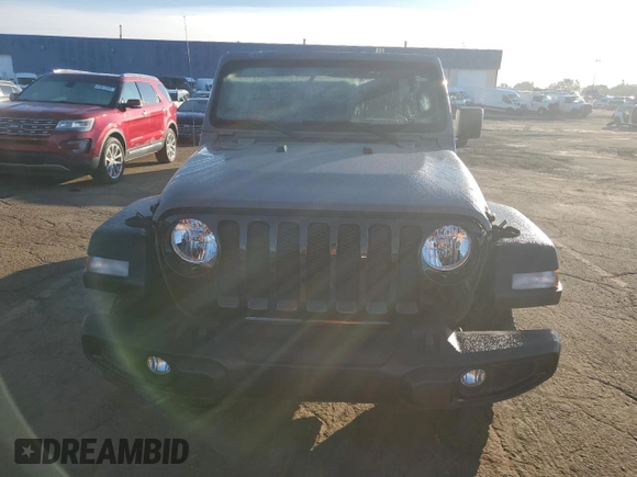 2021 Jeep Wrangler Unlimited Sport Altitude with VIN 1C4HJXDG7MW636496, listed as a Copart auction lot 69682504 with 29,752 mi miles and Salvage Title. Bid and sale history available at carsss.com. Image 5.