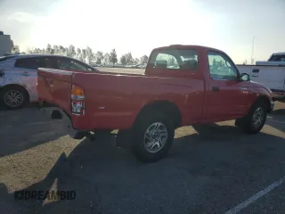 2004 Toyota Tacoma with VIN 5TENL42N34Z434612, listed as a Copart auction lot 44634945 with 124,798 mi miles and Salvage title. Bid and sale history available at DreamBid. Image 3.