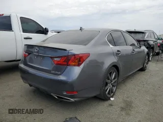 2013 Lexus GS 350 with VIN JTHBE1BLXD5014583, listed as a Copart auction lot 65839464 with 129,335 mi miles and Salvage Title. Bid and sale history available at carsss.com. Image 3.