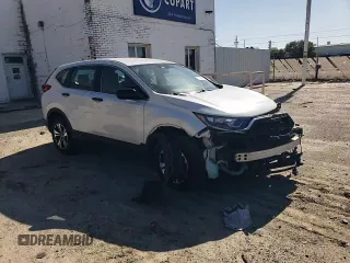 2020 Honda CR-V LX with VIN 5J6RW2H23LL017833, listed as a Copart auction lot 53199655 with 0 mi miles and Salvage Title. Bid and sale history available at carsss.com. Image 12.