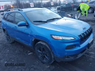 2018 Jeep Cherokee Latitude with VIN 1C4PJMCB2JD579681, listed as a IAAI auction lot 41100278 with 116,521 mi miles and . Bid and sale history available at DreamBid. Image 1.