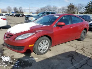 2009 Mazda 6 i Sport with VIN 1YVHP81A195M06688, listed as a Copart auction lot 45909765 with 122,000 mi miles and Salvage Title. Bid and sale history available at carsss.com. Image 1.