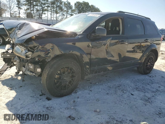 2018 Dodge Journey SE with VIN 3C4PDCAB4JT529279, listed as a Copart auction lot 46864845 with 111,686 mi miles and Salvage Title. Bid and sale history available at DreamBid. Image 1.