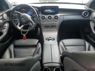 2021 Mercedes-Benz C 300 with VIN W1KWF8EB4MR651866, listed as a Copart auction lot 57775215 with 58,641 mi miles and Non repairable. Bid and sale history available at DreamBid. Image 8.