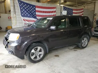 2013 Honda Pilot EX-L with VIN 5FNYF4H50DB045455, listed as a Copart auction lot 58386525 with 203,970 mi miles and Salvage title. Bid and sale history available at DreamBid. Image 1.