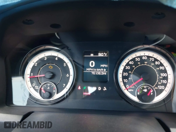 2018 Ram 1500 Tradesman with VIN 1C6RR6FG8JS166266, listed as a IAAI auction lot 42128397 with 76,106 mi miles and . Bid and sale history available at DreamBid. Image 7.