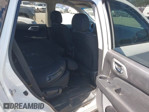 2017 Nissan Pathfinder SV with VIN 5N1DR2MM2HC689187, listed as a IAAI auction lot 41737686 with 103,024 mi miles and . Bid and sale history available at DreamBid. Image 8.
