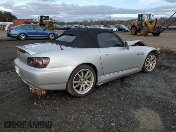 2004 Honda S2000 z VIN JHMAP21494T003284, wystawiony jako Copart lot #85004764 z przebiegiem 153 976 mil mil oraz Szkoda całkowita • Salvage title. Historia ofert i sprzedaży dostępna na DreamBid. Obrazek 3.