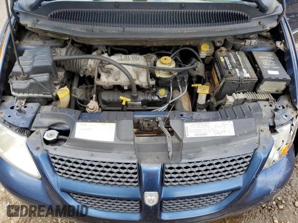 2001 Dodge Caravan ES with VIN 2B4GP54L81R411422, listed as a Copart auction lot 71964204 with 329,372 mi miles and Salvage Title. Bid and sale history available at carsss.com. Image 12.