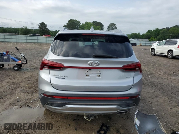 2022 Hyundai Santa Fe SEL z VIN 5NMS2DAJ7NH466002, wystawiony jako Copart lot #57593615 z przebiegiem 44 070 mil mil oraz Szkoda całkowita • Salvage title. Historia ofert i sprzedaży dostępna na DreamBid. Obrazek 6.