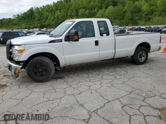 2015 Ford F-250 XLT with VIN 1FT7X2A65FED63415, listed as a Copart auction lot 55132515 with 227,269 mi miles and Salvage title. Bid and sale history available at DreamBid. Image 1.