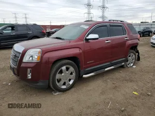 2010 GMC Terrain SLT-2 with VIN 2CTFLHEY6A6410930, listed as a Copart auction lot 52187615 with 103,102 mi miles and Salvage Title. Bid and sale history available at carsss.com. Image 1.