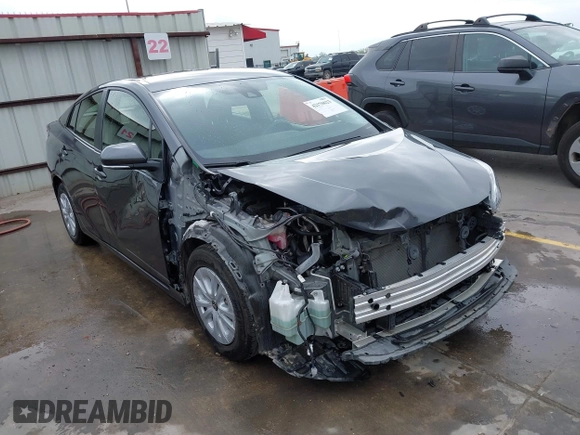 2022 Toyota Prius L Eco with VIN JTDKAMFU4N3183352, listed as a IAAI auction lot 42170623 with 52,244 mi miles and . Bid and sale history available at DreamBid. Image 1.