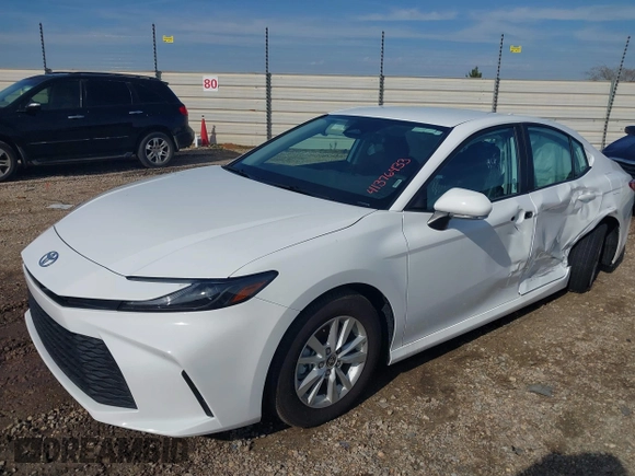 2025 Toyota Camry LE with VIN 4T1DAACK3SU529581, listed as a IAAI auction lot 41376433 with 5,283 mi miles and . Bid and sale history available at DreamBid. Image 2.