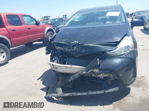 2017 Toyota Prius v Two with VIN JTDZN3EUXHJ063005, listed as a IAAI auction lot 42007228 with 186,507 mi miles. Bid and sale history available at carsss.com. Image 12.