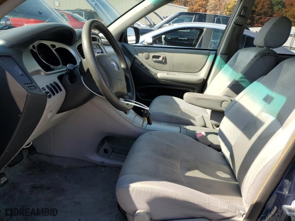 2005 Toyota Highlander with VIN JTEHD21A450037355, listed as a Copart auction lot 74031354 with 81,256 mi miles and Salvage Title. Bid and sale history available at carsss.com. Image 7.
