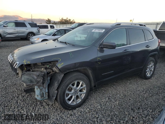 2017 Jeep Cherokee Latitude with VIN 1C4PJMCS2HW637562, listed as a Copart auction lot 88720035 with 88,406 mi miles and Salvage Title. Bid and sale history available at DreamBid. Image 1.