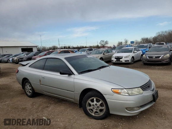 2002 Toyota Solara SE with VIN 2T1CE22P92C009096, listed as a Copart auction lot 46805025 with 182,667 mi miles and Salvage Title. Bid and sale history available at carsss.com. Image 4.
