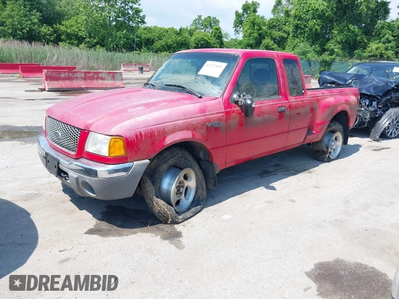 2001 Ford Ranger XL Fleet z VIN 1FTZR15E41TA70706, wystawiony jako IAAI lot #42377830 z przebiegiem 54 256 mil mil oraz . Historia ofert i sprzedaży dostępna na DreamBid. Obrazek 2.