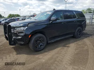 2023 Chevrolet Tahoe Commercial z VIN 1GNSKLED8PR181443, wystawiony jako Copart lot #58141565 z przebiegiem 39 341 mil mil oraz Szkoda całkowita • Salvage title. Historia ofert i sprzedaży dostępna na DreamBid. Obrazek 1.