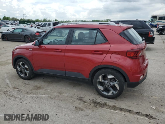 2022 Hyundai Venue SEL with VIN KMHRC8A38NU192771, listed as a Copart auction lot 54449645 with 35,152 mi miles and Salvage title. Bid and sale history available at DreamBid. Image 2.