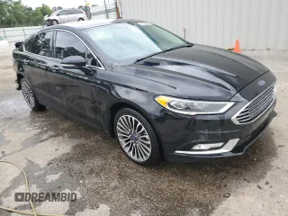 2018 Ford Fusion Titanium with VIN 3FA6P0D90JR225766, listed as a Copart auction lot 59399825 with 147,979 mi miles and Salvage title. Bid and sale history available at DreamBid. Image 4.