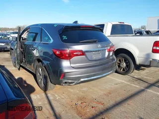 2019 Acura MDX with VIN 5J8YD4H3XKL034284, listed as a IAAI auction lot 39528719 with 35,478 mi miles. Bid and sale history available at carsss.com. Image 3.