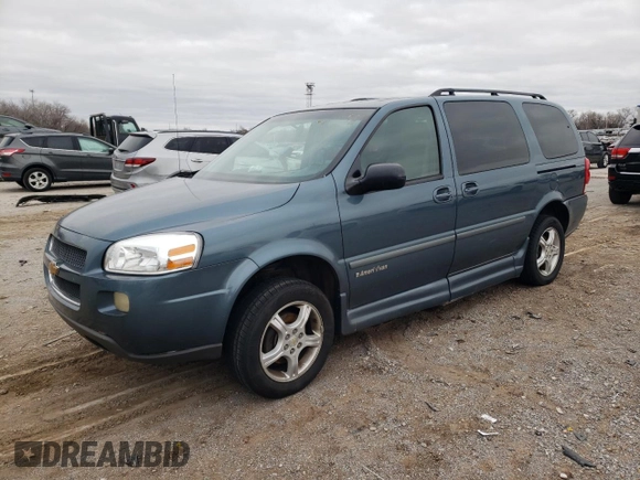 2007 Chevrolet Uplander LT w/1LT with VIN 1GNDV33W57D151365, listed as a Copart auction lot 87289494 with 65,354 mi miles and Salvage Title. Bid and sale history available at carsss.com. Image 1.