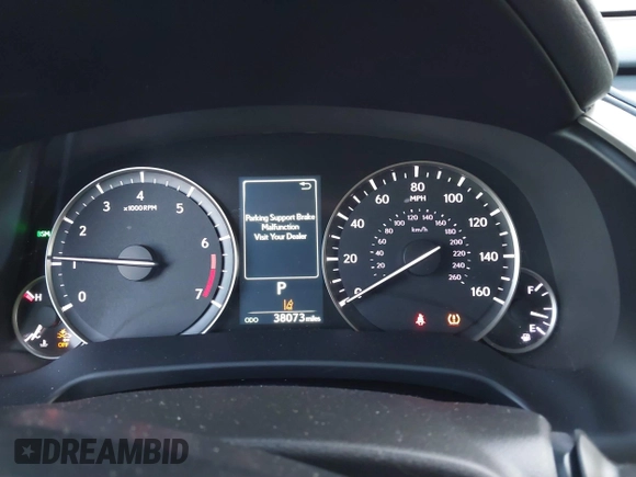 2022 Lexus RX with VIN 2T2HZMAA1NC226807, listed as a IAAI auction lot 41371826 with 38,073 mi miles. Bid and sale history available at carsss.com. Image 7.