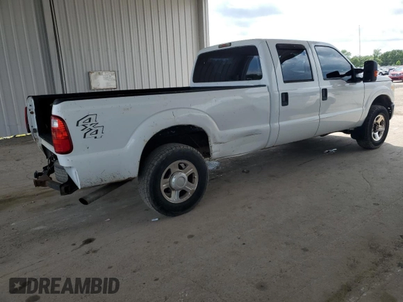 2011 Ford F-250 XL with VIN 1FT7W2B64BEA42879, listed as a Copart auction lot 60286255 with 349,694 mi miles and Clean title. Bid and sale history available at DreamBid. Image 3.