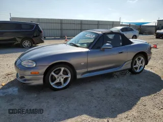 2003 Mazda MX-5 Miata Cloth with VIN JM1NB353630305608, listed as a Copart auction lot 46936425 with 64,840 mi miles and Non Repairable. Bid and sale history available at DreamBid. Image 1.