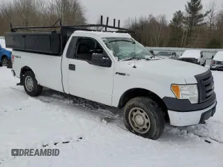 2010 Ford F-150 XL with VIN 1FTMF1EW9AKE40887, listed as a Copart auction lot 87595615 with 161,115 mi miles and Clean Title. Bid and sale history available at DreamBid. Image 4.