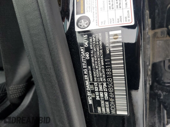 2016 Mercedes-Benz E-Class E 400 with VIN WDDHF6HB5GB188111, listed as a Copart auction lot 44937385 with 92,209 mi miles and Salvage Title. Bid and sale history available at carsss.com. Image 12.
