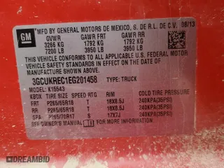 2014 Chevrolet Silverado 1500 LT with VIN 3GCUKREC1EG201458, listed as a Copart auction lot 43667045 with 138,915 mi miles and Clean Title. Bid and sale history available at carsss.com. Image 13.