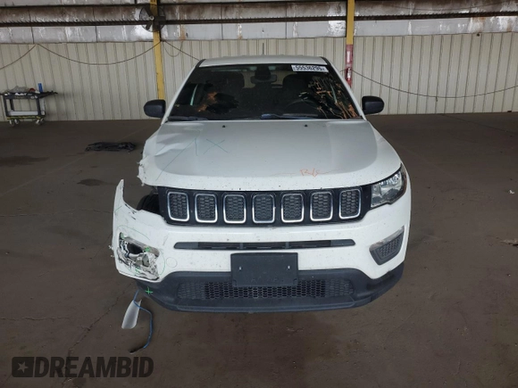 2019 Jeep Compass Sport with VIN 3C4NJCAB9KT613809, listed as a Copart auction lot 55536295 with 110,625 mi miles and Salvage title. Bid and sale history available at DreamBid. Image 5.