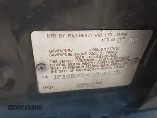 2003 Subaru Impreza WRX с VIN JF1GD29643H504276, выставлен на аукционе IAAI как лот 41604448 с пробегом Не указан миль и . История ставок и продаж доступна на DreamBid. Изображение 9.