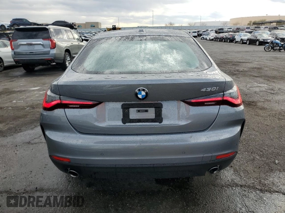 2024 BMW 4 Series 430i with VIN WBA63AV02RFS57460, listed as a Copart auction lot 86781344 with 24,286 mi miles and Clean Title. Bid and sale history available at carsss.com. Image 6.