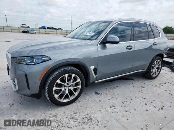 2024 BMW X5 xDrive40i with VIN 5UX23EU09R9T07066, listed as a Copart auction lot 61271495 with 18,042 mi miles and Salvage title. Bid and sale history available at DreamBid. Image 1.