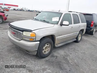 2005 GMC Yukon SLE with VIN 1GKEC13V25R125616, listed as a IAAI auction lot 41472406 with 1 mi miles. Bid and sale history available at carsss.com. Image 2.