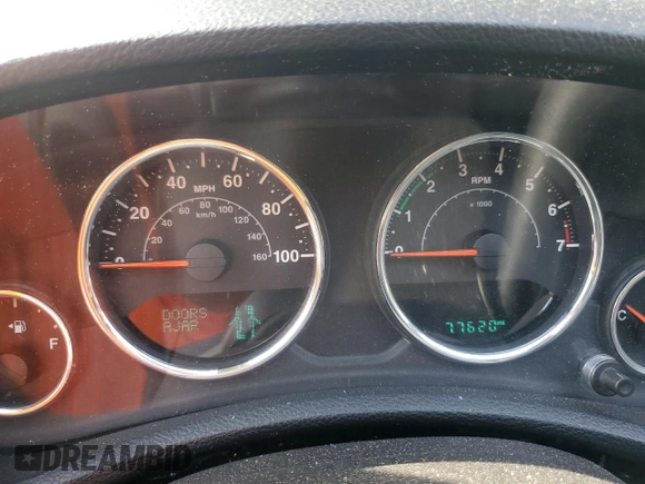 2016 Jeep Wrangler Unlimited Rubicon with VIN 1C4BJWFG7GL320650, listed as a Copart auction lot 53900195 with 77,620 mi miles and Salvage title. Bid and sale history available at DreamBid. Image 9.