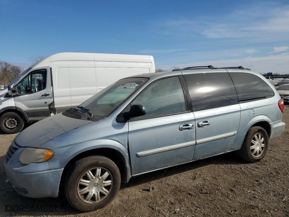 2006 Chrysler Town & Country LWB Touring with VIN 2A4GP54L56R650477, listed as a Copart auction lot 43226375 with 232,610 mi miles and Clean Title. Bid and sale history available at carsss.com. Image 1.