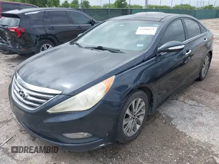 2014 Hyundai Sonata SE with VIN 5NPEC4AC3EH888752, listed as a IAAI auction lot 42106675 with 168,258 mi miles and . Bid and sale history available at carsss.com. Image 2.